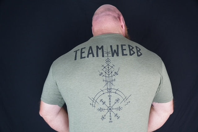 Team Webb Olive Green w/ Black LOGO